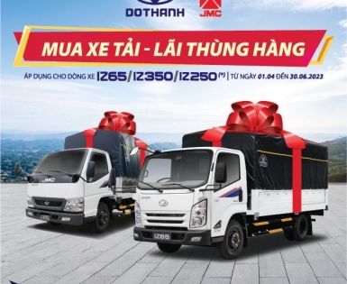 KHUYẾN MÃI “MUA XE TẢI - LÃI THÙNG HÀNG” KHI MUA DOTHANH IZ65, IZ350 VÀ IZ250 SERIES