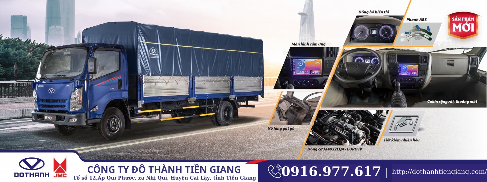 Xe tải thùng dài bậc nhất phân khúc tải nhẹ DOTHANH IZ350SL & DOTHANH IZ190SL